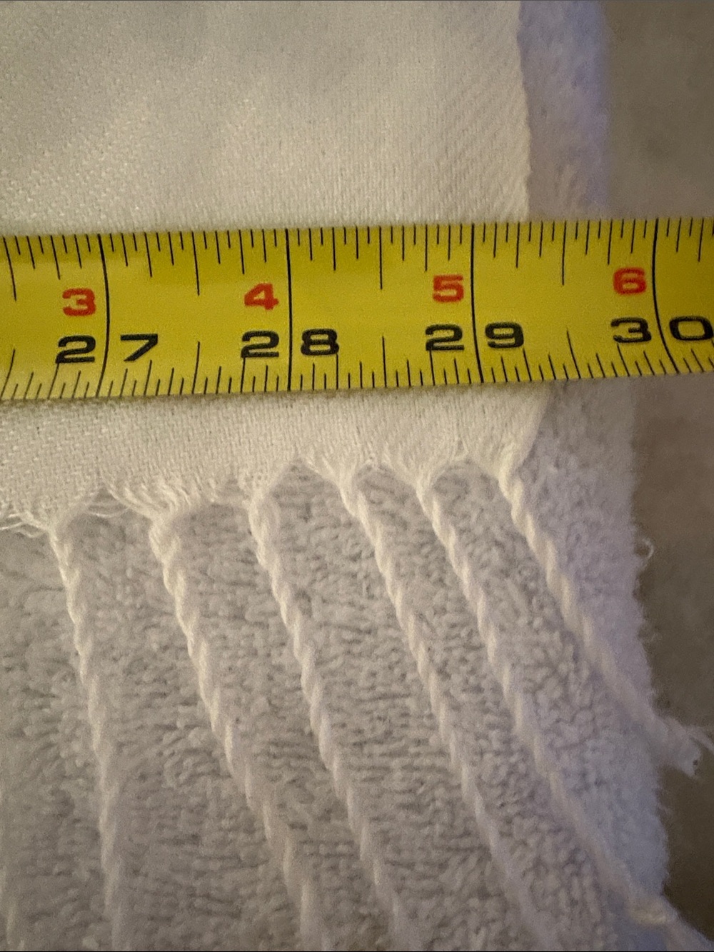 pashmina Cream Fringe Scarf - Picture 2 of 4